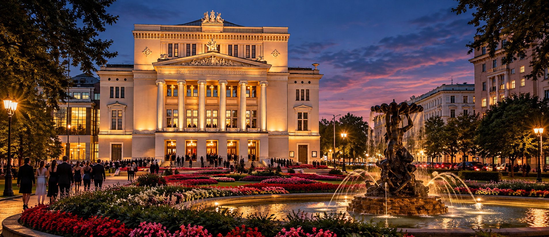 Nacionālā Opera — M. Pūpols Nacionālā Opera — M. Pūpols, akrila zīmējums